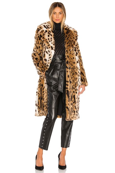 leopard coat long